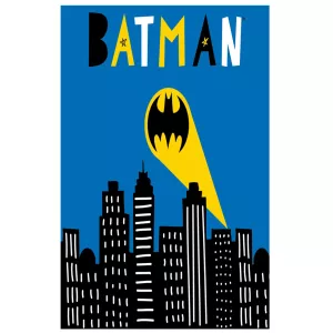 Ręcznik przedszkolny dla dziecka 30x50 Batman