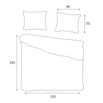 Pościel satyna bawełniana 12420/220x200 SATYNLOVE PREMIUM - 9