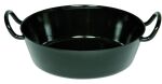 Patelnia głęboka ceramiczna 40 cm do kotletów z dwoma uchwytami Riess CLASSIC Schwarzemaille - 2