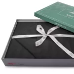 Pościel satyna bambusowo-bawełniana (P) STRIPE BLACK/220x200 +2x70x80 z listwą +4x40x40 BAMBOO - 5