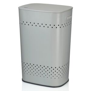 KELA-Kosz na praniez  siedziskiem 60l.szary Malaga