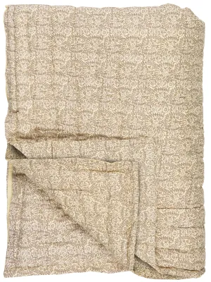 Kołdra bawełniana Alva 130x170 cm w beżowo-brązowym wzorze Ib Laursen