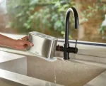 JJ-Ociekacz na sztućce  Surface jasny kamień/stal - 14