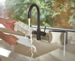 JJ-Ociekacz na sztućce  Surface jasny kamień/stal - 16