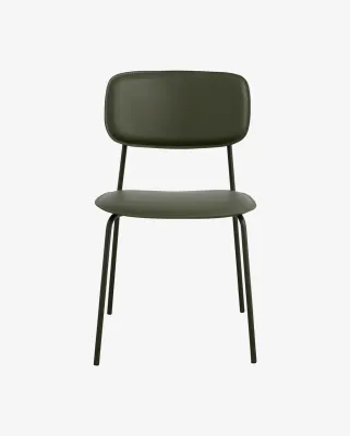 Krzesło do jadalni ESA 79x45 cm zielone Nordal