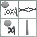 KELA-Lusterko ścienne regulowane stalowe Avita - 5