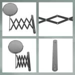 KELA-Lusterko ścienne regulowane stalowe Avita - 5