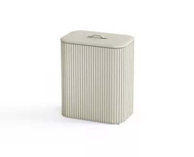 JJ-Kosz na pranie 90L, ecru, Tota Twin Luxe