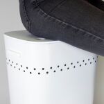 KELA-Kosz na pranie z siedziskiem 60l.biały Malaga - 4