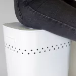 KELA-Kosz na pranie z siedziskiem 60l.biały Malaga - 4