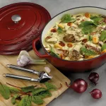 KELA-Brytfanna żeliwna +pokr.9,3 l czerwona Calido - 6