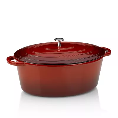 KELA-Brytfanna żeliwna +pokr.9,3 l czerwona Calido
