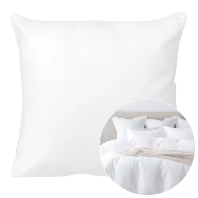 Poszewka satyna bawełna biały 603/40x40.