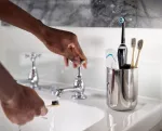 JJ-Organizer na szczoteczki EasyStoreLuxe stalowy - 5