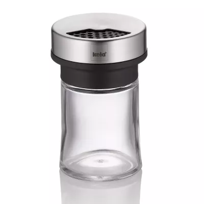 KELA-Przyprawnik szklany stal Miko