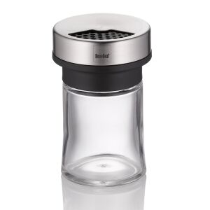 KELA-Przyprawnik szklany stal Miko