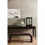 Witryna na biurko drewniana czarna Black Wood Nordal - 3