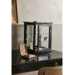 Witryna na biurko drewniana czarna Black Wood Nordal - 4