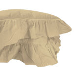 Poszewka bawełniana komplet AKDENIZ CREAM/2x40x40 STONEWASHED - 2