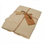 Poszewka bawełniana komplet AKDENIZ CREAM/2x40x40 STONEWASHED - 2