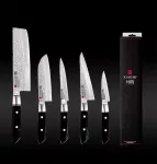 Nóż Kuchenny do chleba  KASUMI VG10HM 25 cm – Stal Wysokowęglowa, Młotkowany, Japońska Jakość, Profesjonalny Nóż - 2