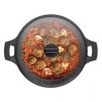 KELA-Naczynie do zapiekania +pokr.5l czarneStellaN - 3