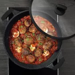 KELA-Naczynie do zapiekania +pokr.5l czarneStellaN - 4