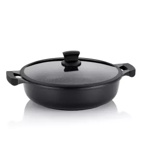 KELA-Naczynie do zapiekania +pokr.5l czarneStellaN