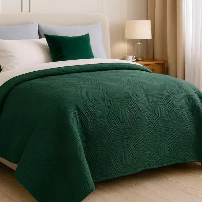 Narzuta TARA/green+light pink/170X210 (promocja)