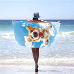 Ręcznik plażowy mikrofibra 100x180 H143 - 2