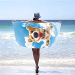 Ręcznik plażowy mikrofibra 100x180 H143 - 2