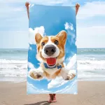 Ręcznik plażowy mikrofibra 100x180 H143 - 3