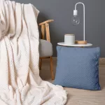 Poszewka żakardowa AMORRO/JASNY BŁĘKIT/40x40 (promocja) - 2