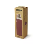 BB-Butelka szklana na wodę 600ml, burgundowa - 2