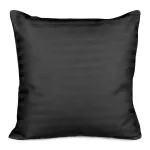 Poszewka satyna bawełna CIZGILI BLACK/40x40. - 3