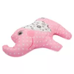 Poduszka przytulanka /40x40/B377 RÓŻ-B381 BEŻ SŁONIK - 3