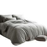 Pościel frotte popiel 34/200x220 - 3