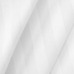 Poszewka satyna bambusowo-bawełniana STRIPE WHITE/70x80 z listwą - 2