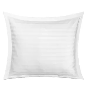 Poszewka satyna bambusowo-bawełniana STRIPE WHITE/70x80 z listwą