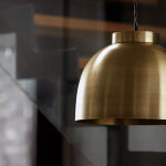 Lampa wisząca mosiądz 