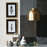 Lampa wisząca mosiądz 