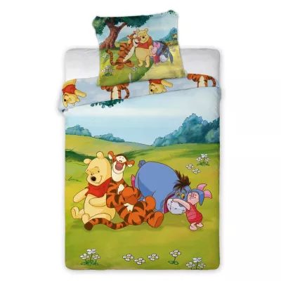Pościel bawełna 100x135 + 40x60 Kubuś Puchatek