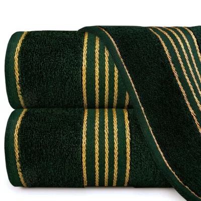 Ręcznik D Bawełna 100% Tiwano Zieleń Butelkowa (W) 50x90