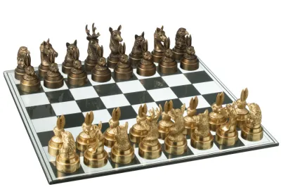 Zestaw szachowy zwierzęta J-Line