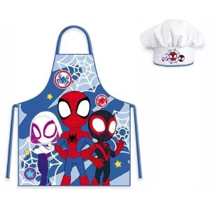 Fartuszek dziecięcy z czapką Spidey