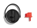 HF-Zakrętka Wide Flex Straw Cap, Black - 10