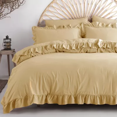 Pościel bawełniana SOYBEAN/160x200(P) STONEWASHED