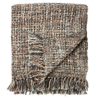 Pled/koc akrylowy w kolorze beżowym 170x130 cm Lene Bjerre