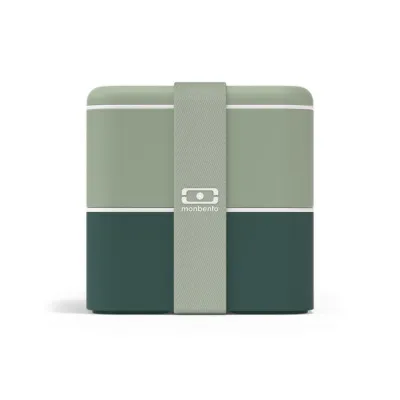 MB-Lunchbox Bento Square FR, Natural Green