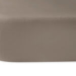 Prześcieradło satyna bawełniana ciemny beż 041/200x220 - 2